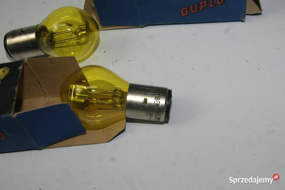 ŻÓŁTE ŻARÓWKI 6V 3535W MERCEDES DKW PORSCHE 2 Żarówki motocyklowe Rybnik sprzedam