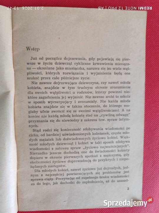Czy jestem w ciąży dr Zb Sternadel PZWL 1973 r Antykwariat Katowice