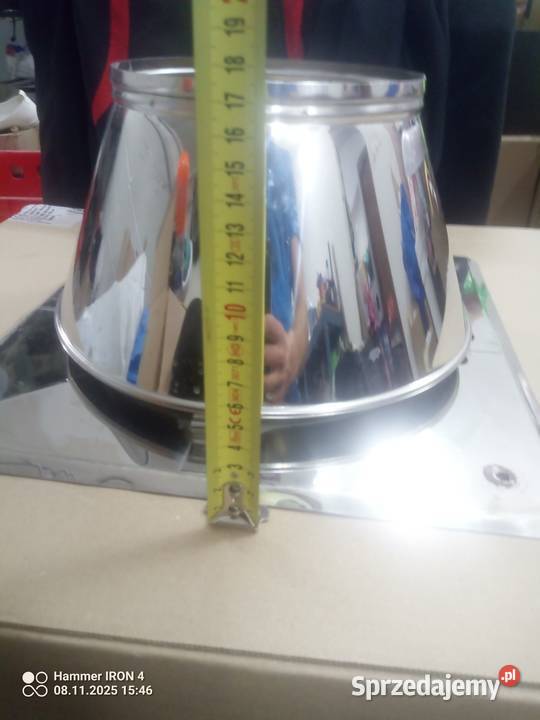 Zakończenie komina dymnego z podstawą Fi 170 mm Giżycko