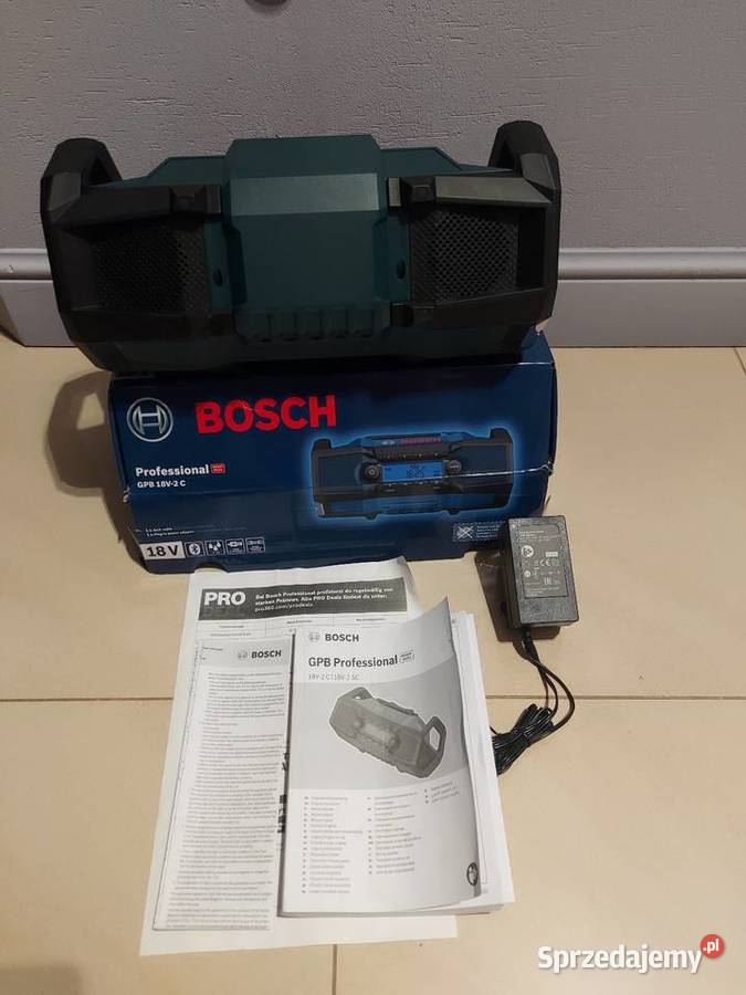Radio budowlane bosch 18v Lubin