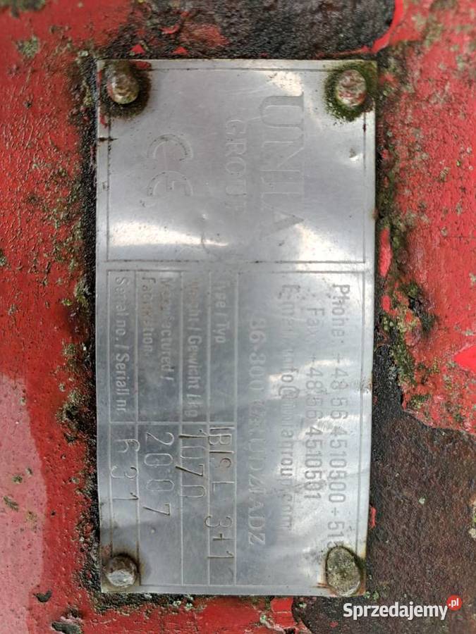 Pług obrotowy 4 Unia Ibis wielkopolskie