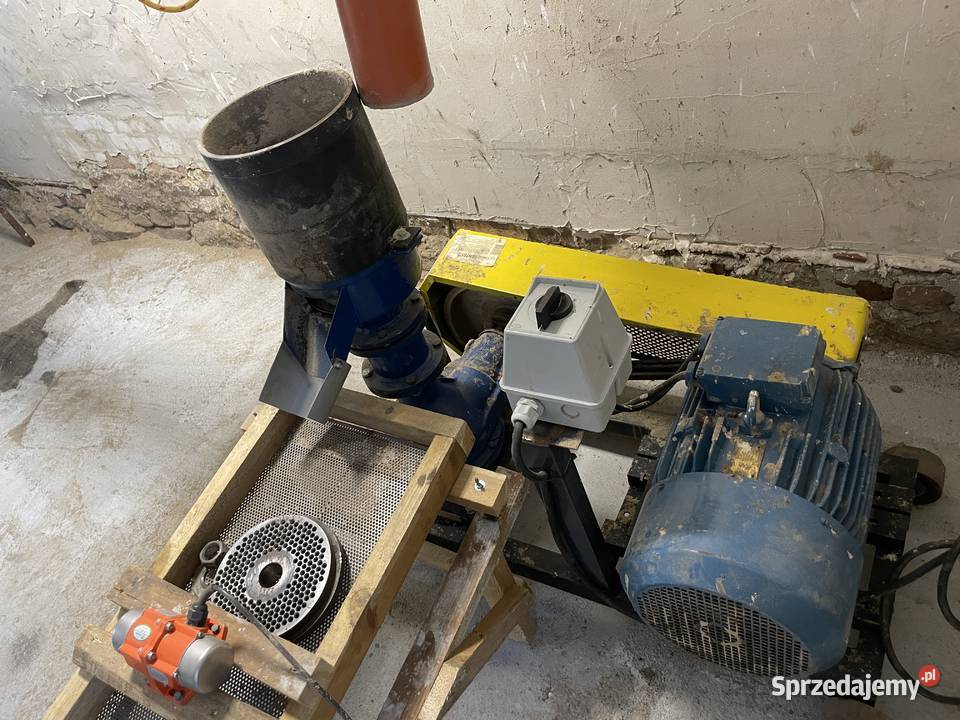 Kompletna peleciarka 11kW 2 matryce obrotowe Stara Kopernia