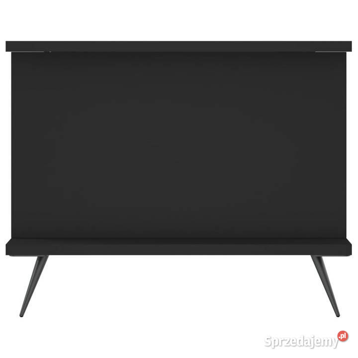 Stolik kawowy czarny 90x50x40 materiał Warszawa