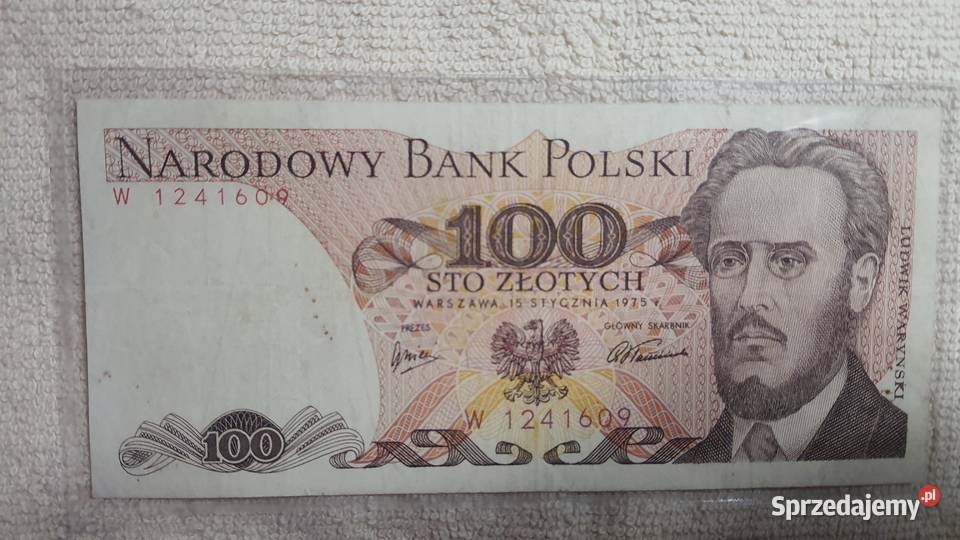 UNIKAT 100 złotych 1975 s W Numizmatyka mazowieckie Warszawa