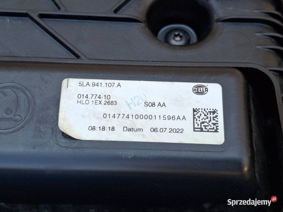 SKODA ENYAQ GRILL ATRAPA CRYSTAL FACE RAMKA lubuskie Bieleń