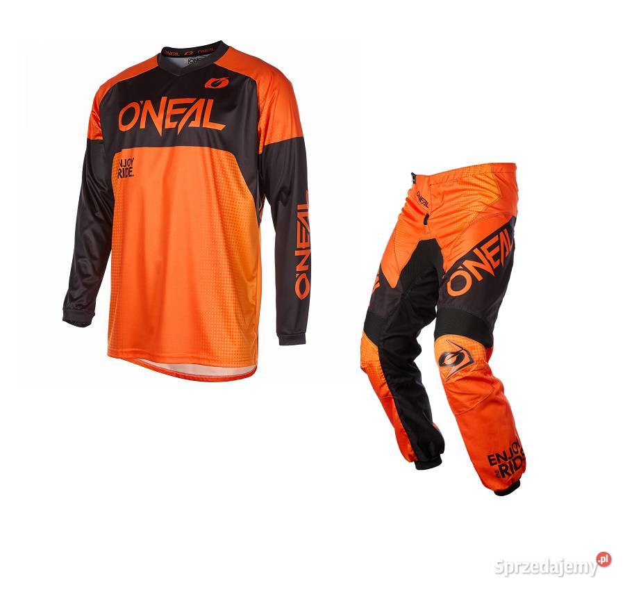 STRÓJ CROSS SPODNIE KOSZULKA ORANGE 3234363840 Mrągowo