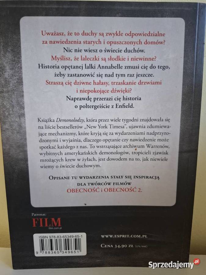 Demonolodzy Ed i Lorraine Warren Gerald Brittle Kamienna Góra