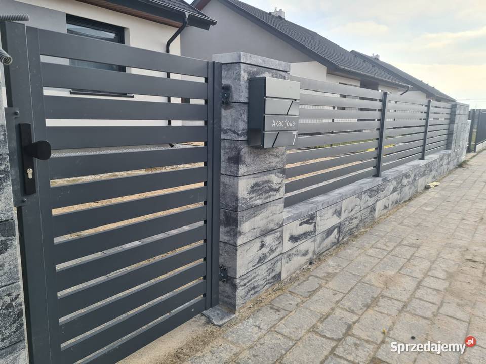 Brama skrzydłowa 500x120 MASTER 83 ogrodzenia Konin