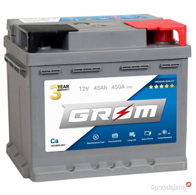 Akumulator Grom Premium 45Ah 450a akumulatory Stalowa Wola