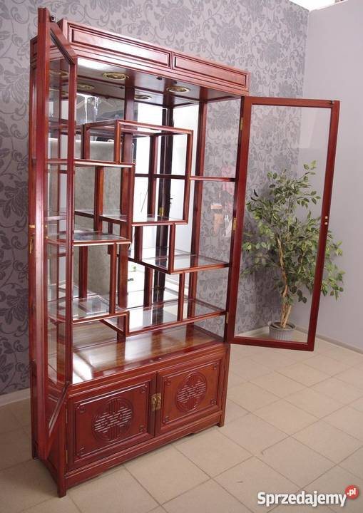 3554 Witryna Serwantka orientalna drewno