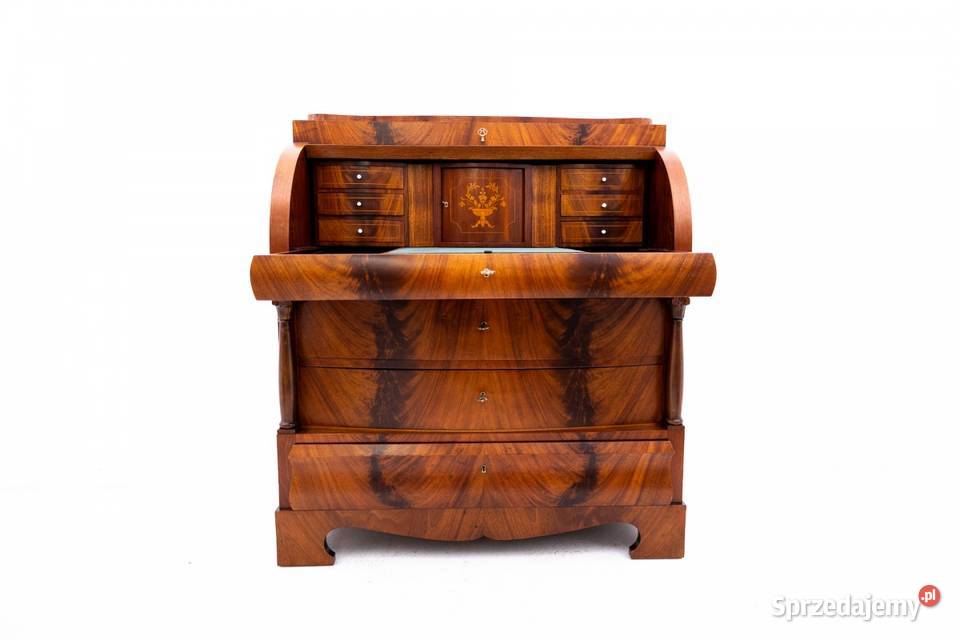 Sekretarzyk biedermeier z ok 1890 roku Europa Chorzów