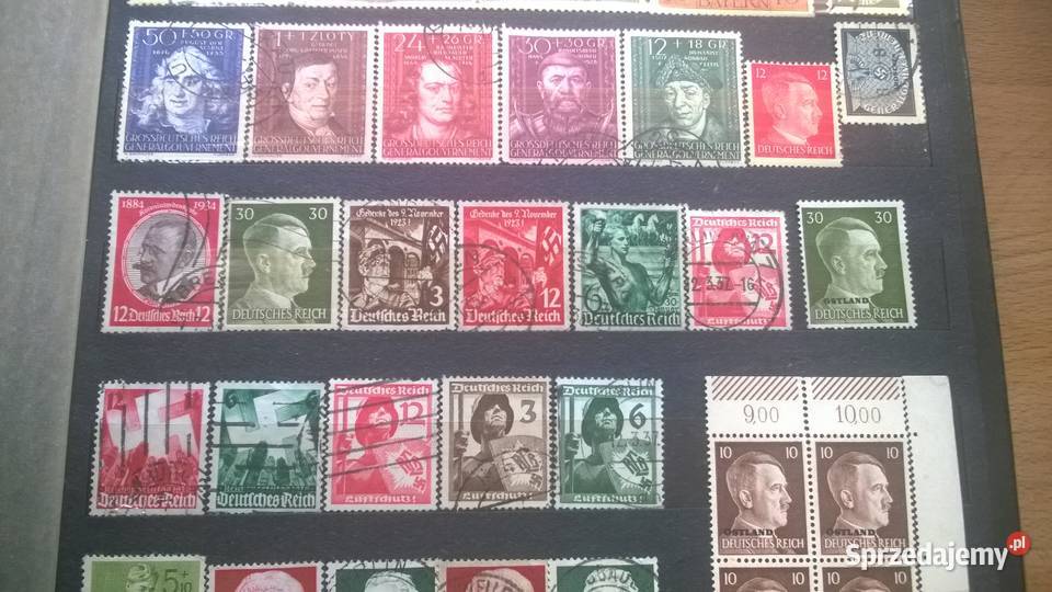 znaczki NIEMCY zestaw 91 stemplowane Warszawa