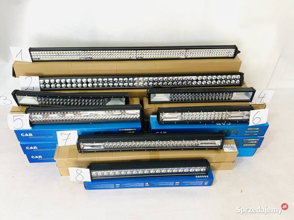 Lampy robocze Led 2 x 180W i 2 x 120W NOWE 1224V Pomiechówek sprzedam
