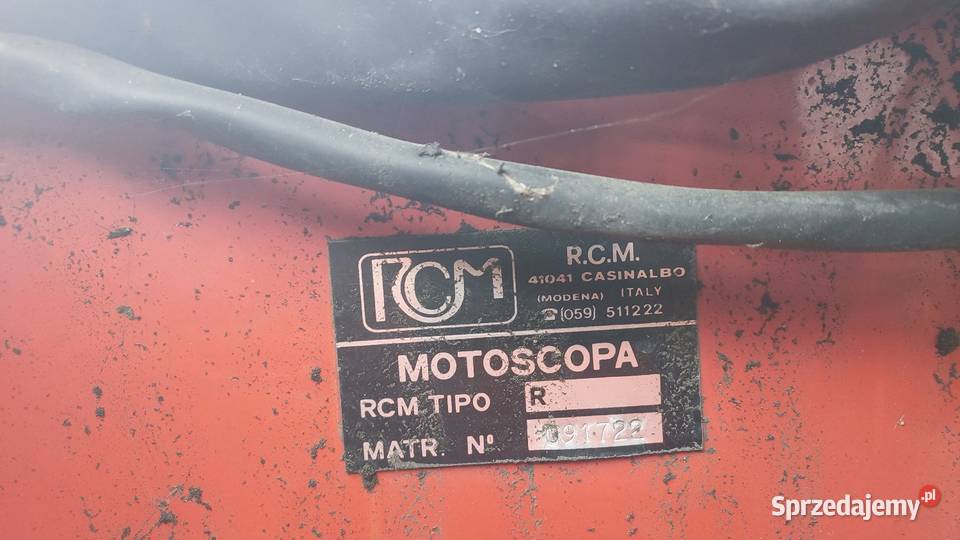 Zamiatarka motoscope RCM profesjonalna diesel Wągrowiec