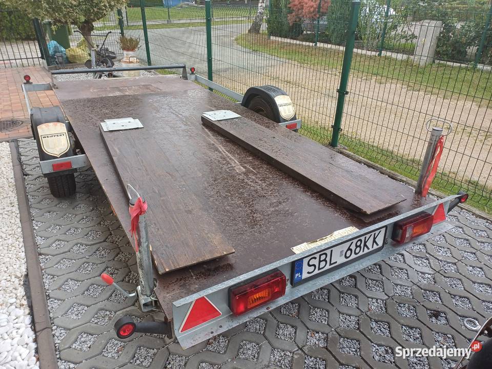 Przyczepa WEIPPERT uniwersalna ZAMIENIĘ SPRZEDAM Burtowe i plandeki Bojszowy sprzedam