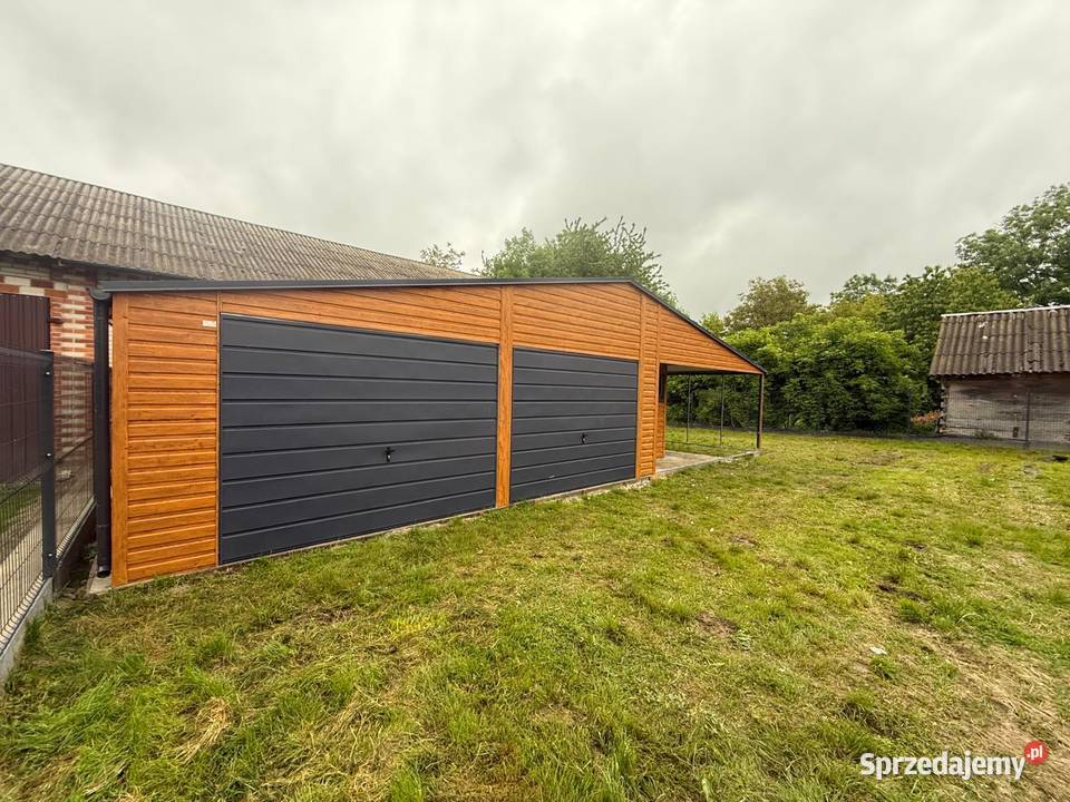 Garaż Blaszany 12x6 Drewnopodobny hala wiata sprzedam