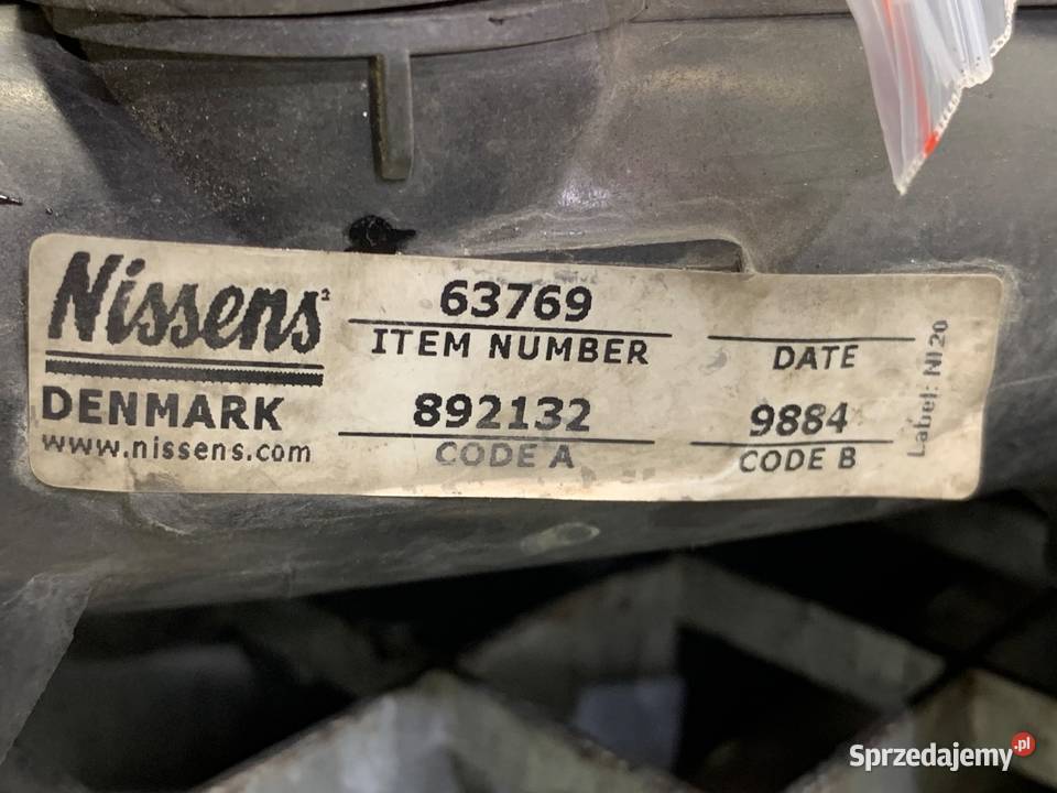 CHŁODNICA WODY RENAULT SCNIC II 19 120 0310