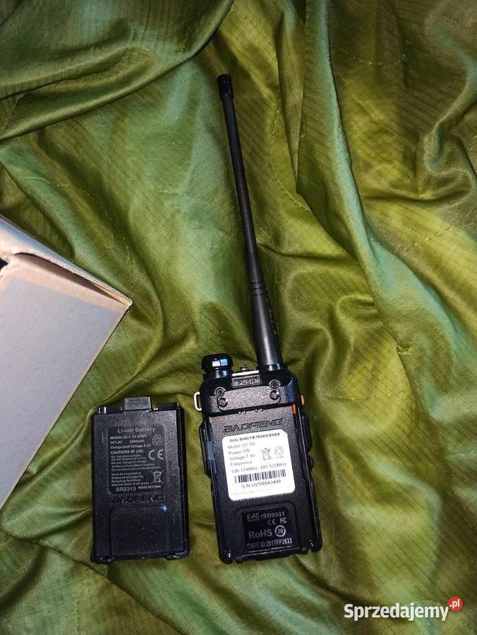 Nowa krótkofalówka Baofeng UV5R 5W 1800 mAh Warszawa