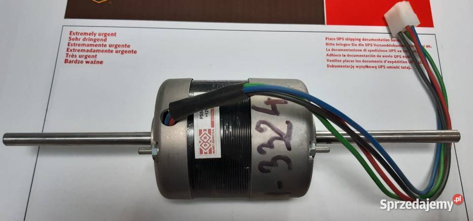 Silnik nagrzewnicy dmuchawy 12v podwójny Pozostałe Kołobrzeg