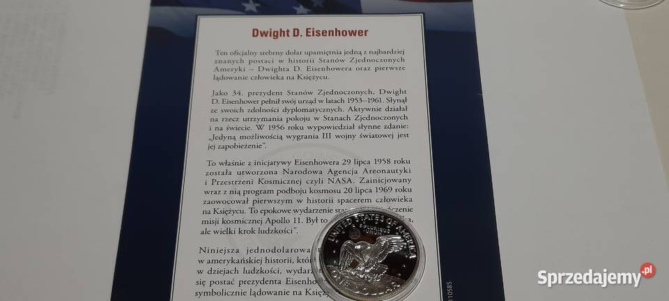 MONETA USA 1 dolar 1972 mazowieckie Warszawa sprzedam