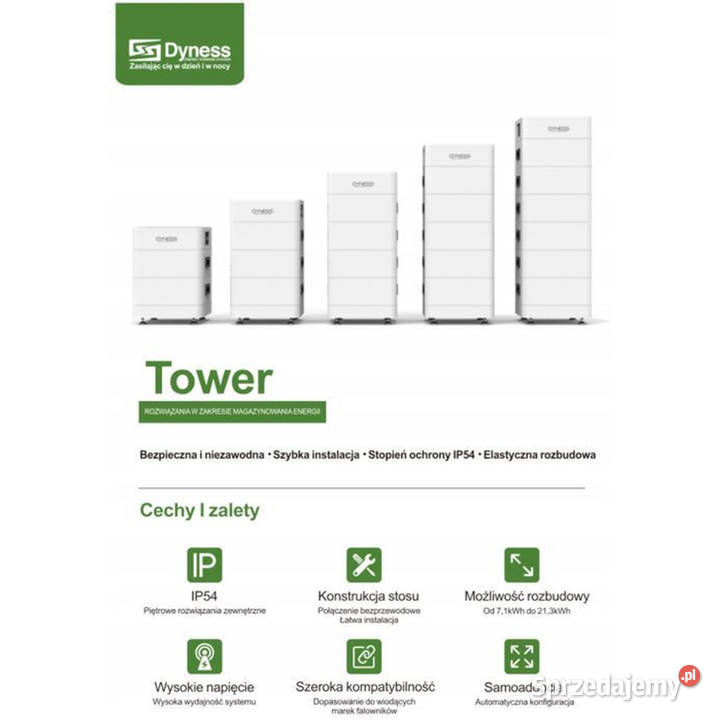 Dyness Tower T10 10 kWh HV battery B9637