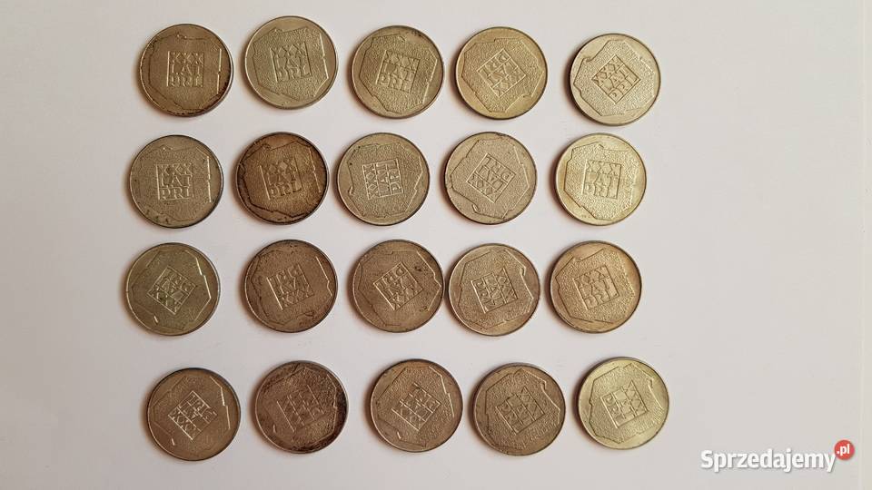 20x 200 XXXlecia PRL 1974 mapka Ag srebro 625 Numizmatyka śląskie Dąbrowa Górnicza