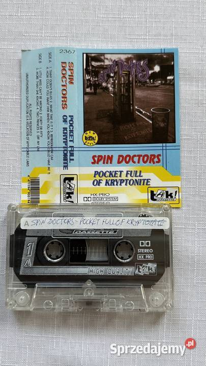 Spin DoctorsPocket full of kryptonitekaseta MC 1 płyta lubelskie Lublin