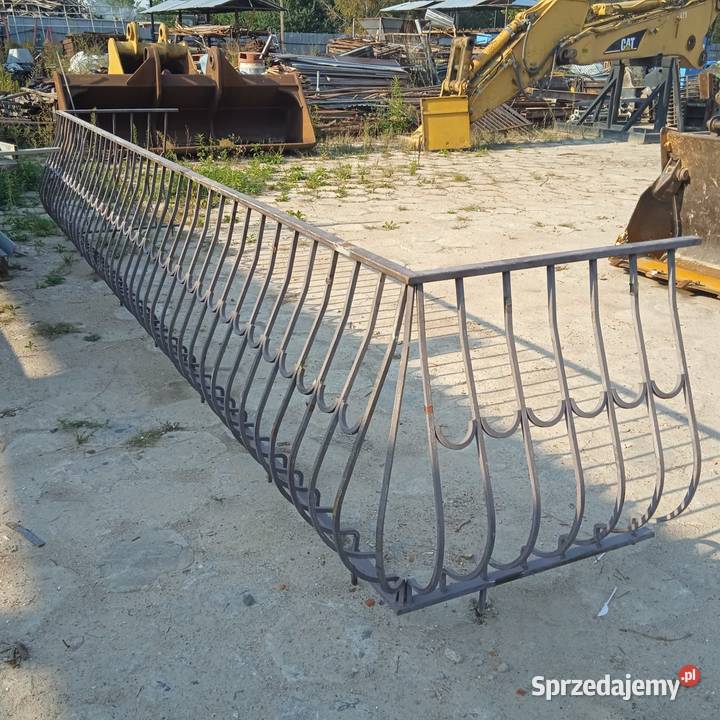 Balustrada poręcz balkonowa tarasowa kuta Wągrodno