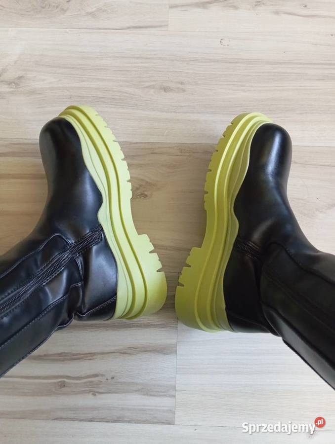 Botki ocieplane kalosze Kozaki damskie r 39 Łódź