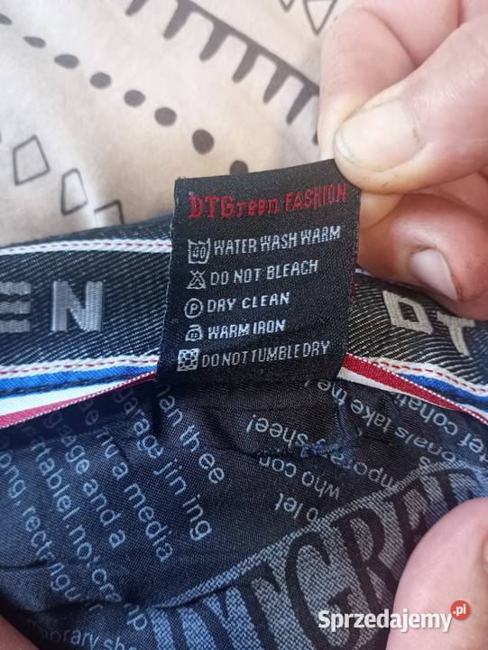 Spodnie jeansy czarne Odzież i bielizna męska Wielgie