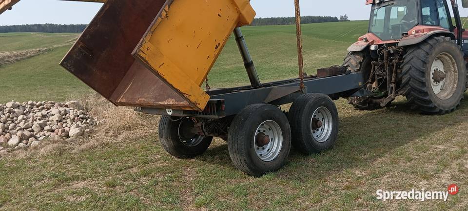 Przyczepa skorupa Legrand 10t tandem nieuszkodzony Kamień Krajeński