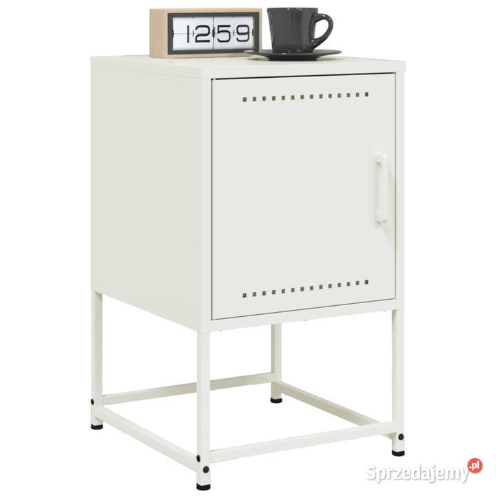 Szafka nocna biała 36x39x605 stal WM846456 Nocne Warszawa sprzedam