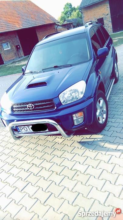 TOYOTA RAV4 2002 NIEBIESKA DIESEL 20 D4D ABS