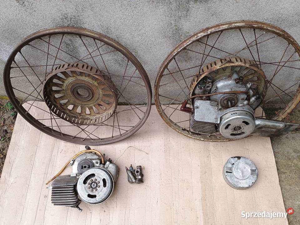 Silnik FichtelSachs Saxonette 1939 rower z Kurzętnik