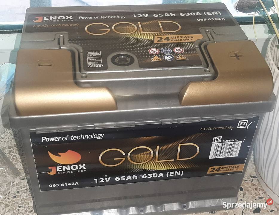 Akumulator Jenox Gold 65Ah 630A P 2025 gwarancja Warszawa