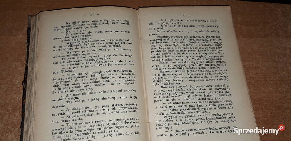 SASKIE OSTATKIT12 KRASZEWSKI Wwa 1899 oprawa Iwno