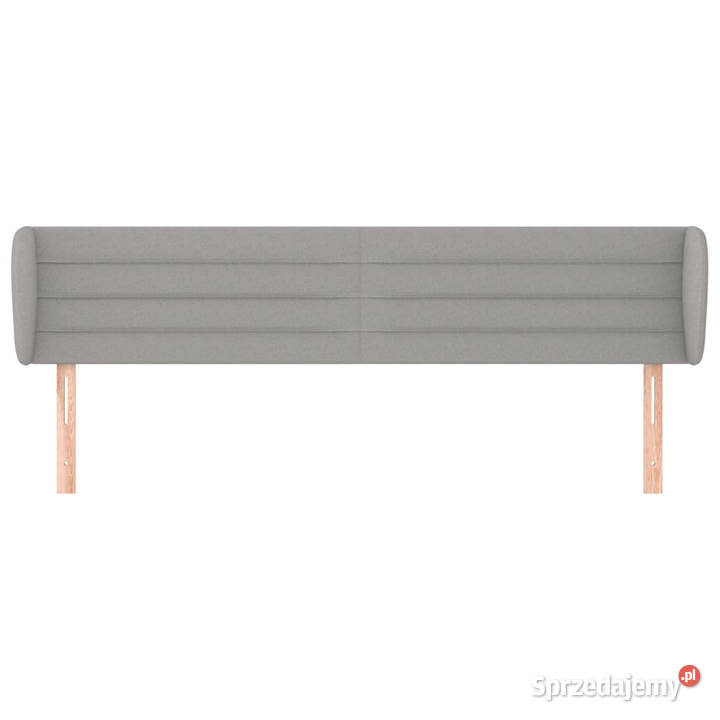 Zagłówek uszak jasnoszary 203x23x7888 tkanina Warszawa sprzedam