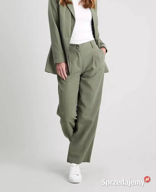TU SPODNIE KHAKI Z SZEROKIMI NOGAWKAMI WIDE LEG Kalisz sprzedam