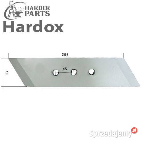 Dłuto 3 otworowe L HARDOX pługa UNIA grudziądz