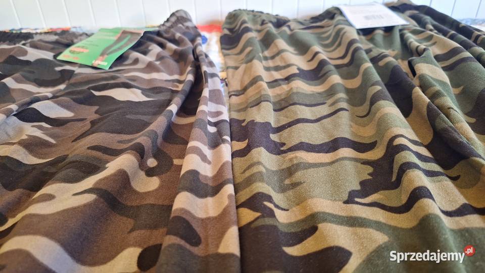 Leginsy getry legginsy długie Polskie moro khaki sprzedam