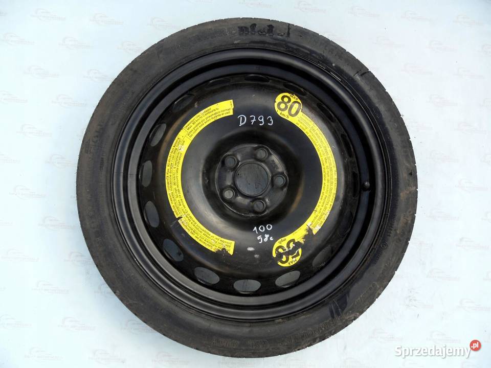AUDI A3 S3 TT koło dojazdowe 1257018 99M 5x100
