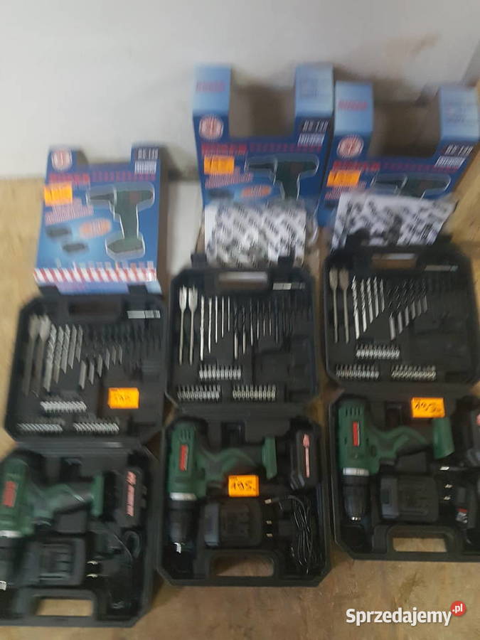 WIERTARKO WKRĘTARKA AKUMULATOROWA 18V 2XAKU 50el Głogowa