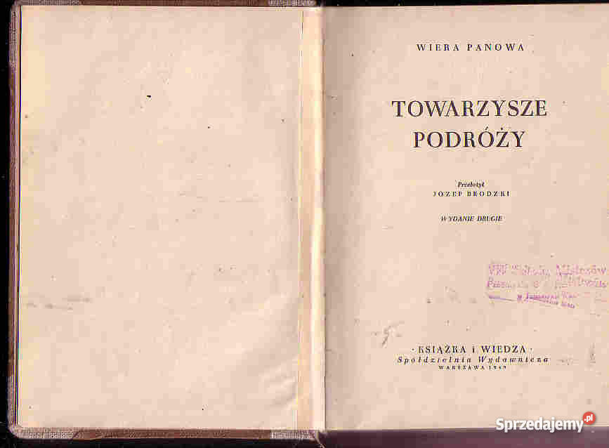 3659 TOWARZYSZE PODRÓŻY WIERA PANOWA Czyrna
