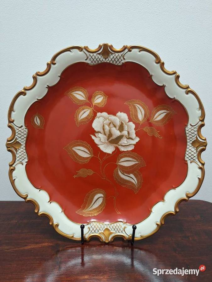 Patera talerz dekoracyjny porcelana Reichenbach Gdańsk