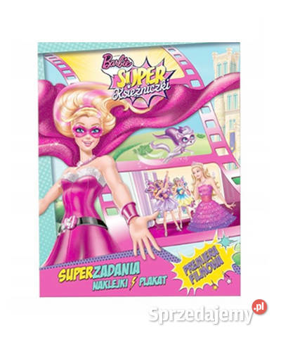 ksiązka Barbie Super Księżniczki super zadania Białystok sprzedam