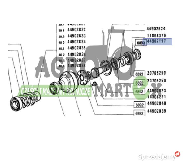44902197 USZCZELKA CNH Wichrów