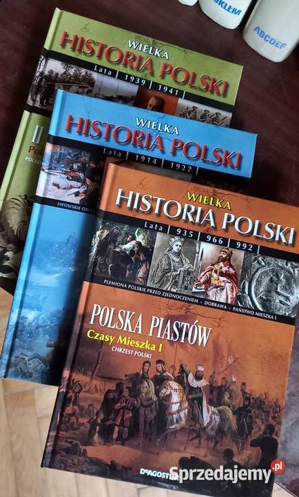 3 książki z serii Wielka Historia Polski