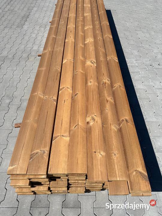 DESKA TARASOWA TARAS THERMO SOSNA 26X138MM KLASA Deski tarasowe Prusice