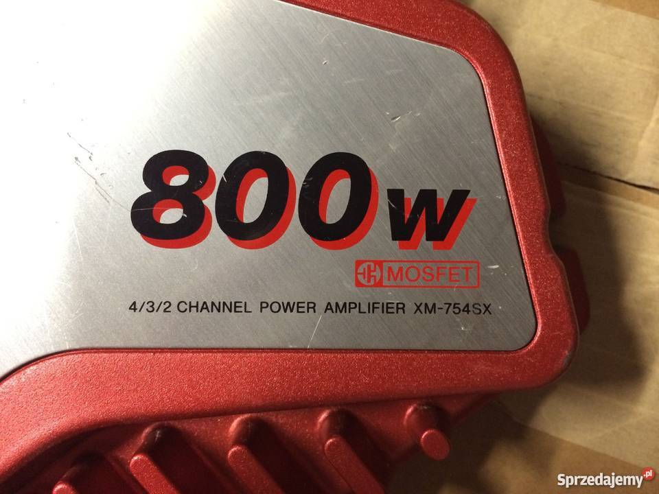 wzmacniacz samochodowy SONYXplo XM754SX800W z Sony