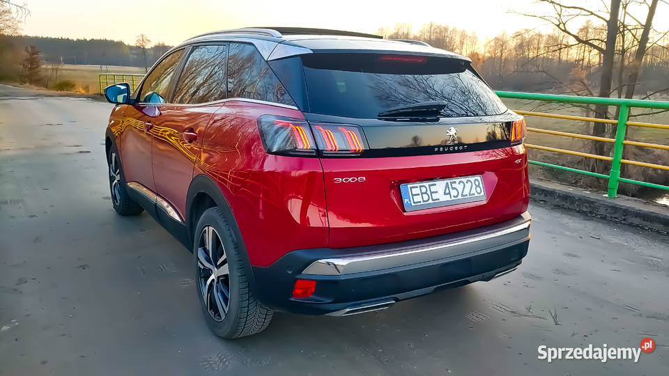 Peugeot 3008 GT LIFT 15 BlueHDi SS EAT8 zadbane łódzkie Bełchatów